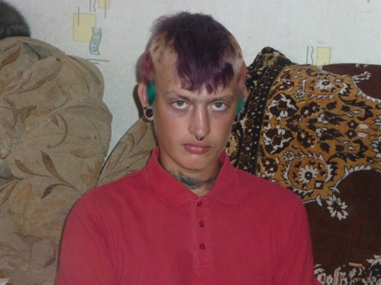 Деннис Родман с макияжем