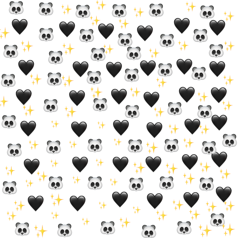 Рожица на черном фоне