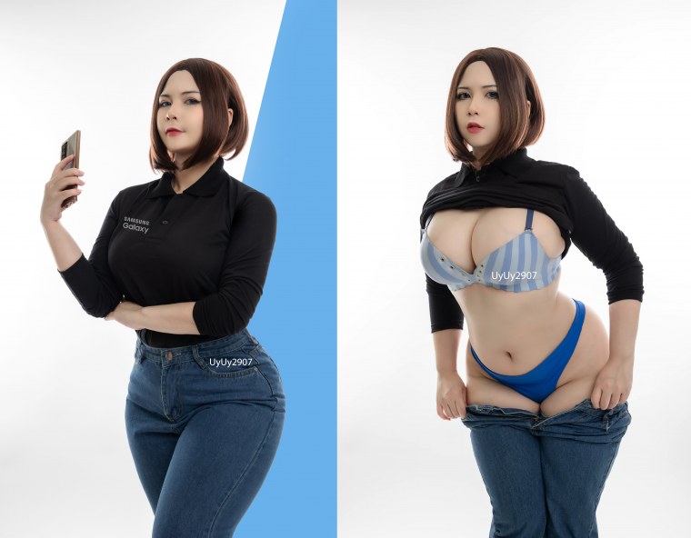 Ассистент самсунг Сэм косплей