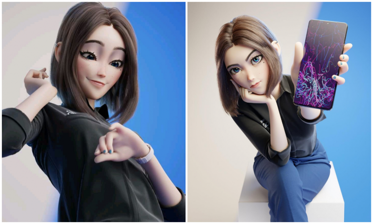 Самсунг персонаж девушка