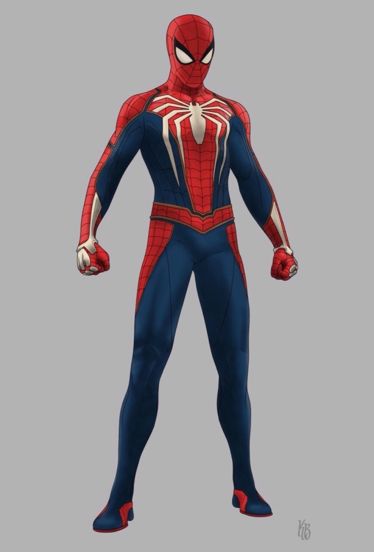 Spider man ps4 Advanced Suit