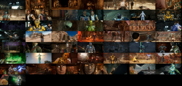 Mortal Kombat Скорпион и Милена