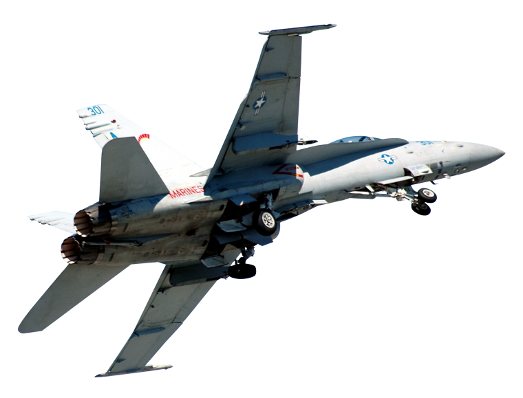 Военный самолет на прозрачном фоне