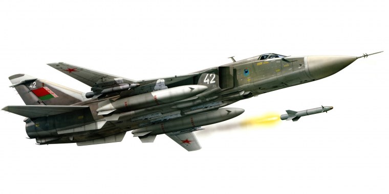 Су 24 самолет рисунок