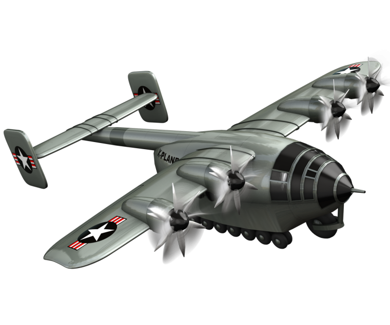 Самолет бомбардировщик на белом фоне