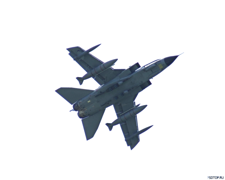 Истребитель на белом фоне