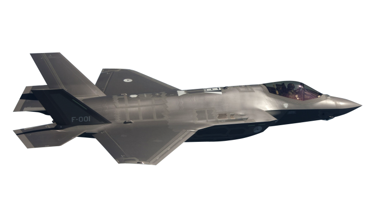 F 35 Lightning вид сбоку