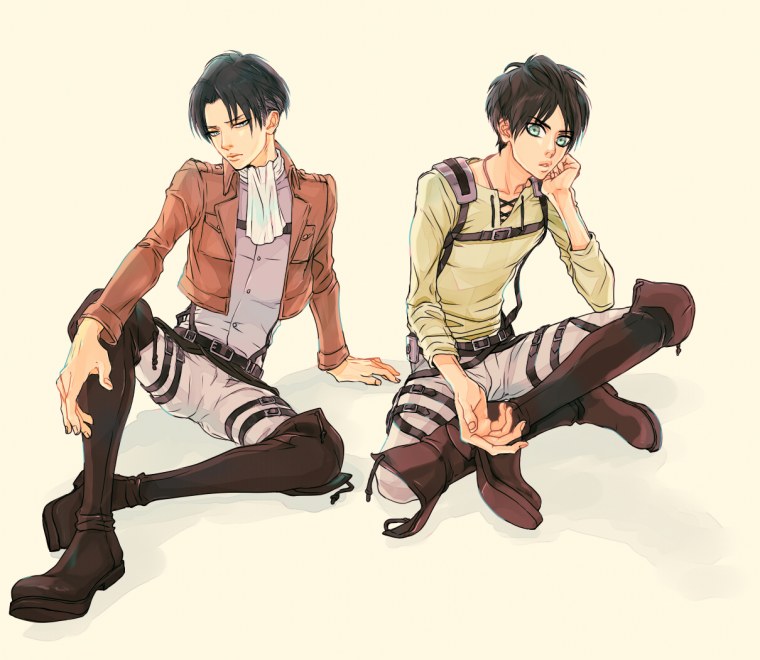 Эрен Йегер и Леви