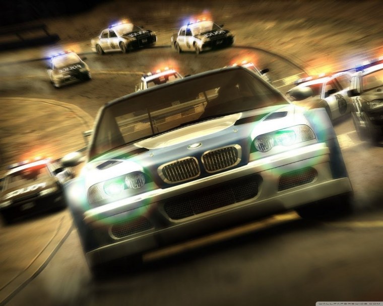 Need for Speed most wanted 2005 погоня