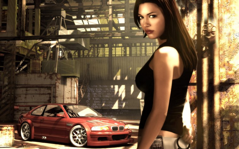NFS most wanted 2005 девушки