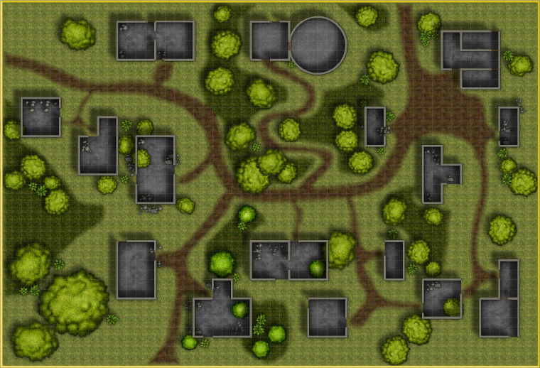 Руины громодеревья карта ДНД