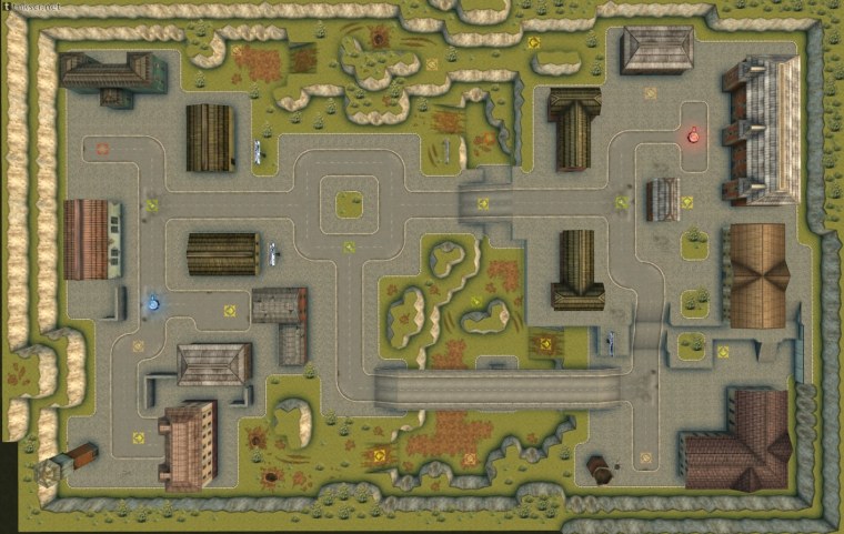 Игровое поле для танчиков вид сверху