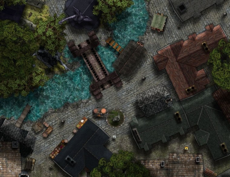 Roll20 City Map город