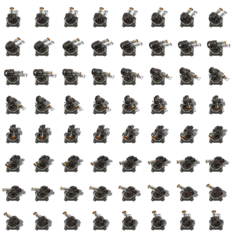 Тайлсет для 2d игр танки