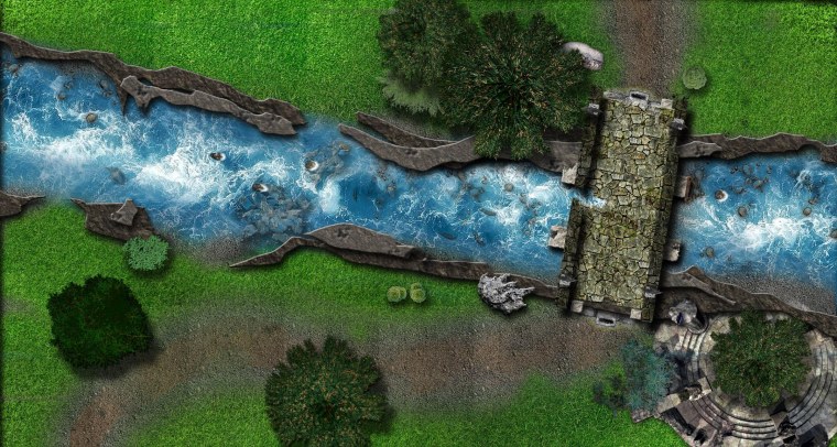 ДНД поле битвы карта