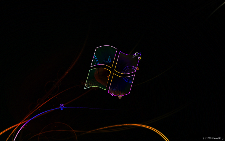 Черный фон виндовс