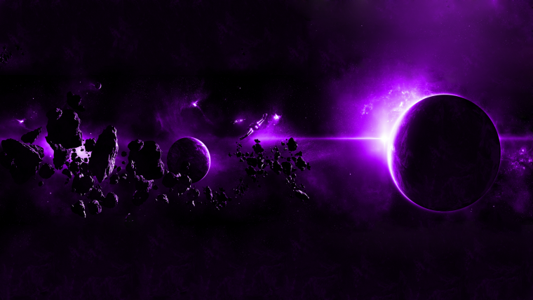 Черно фиолетовый