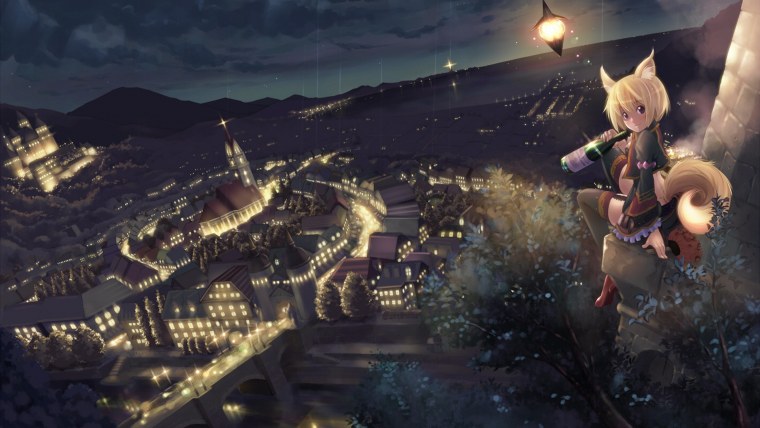 Фото на рабочий стол ПК аниме