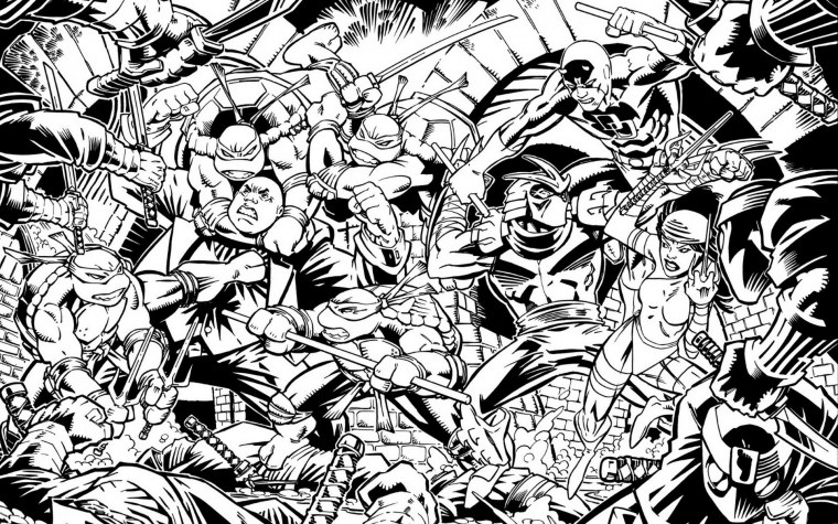 Комиксы Марвел чб