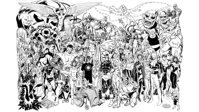 Комиксы черно белые