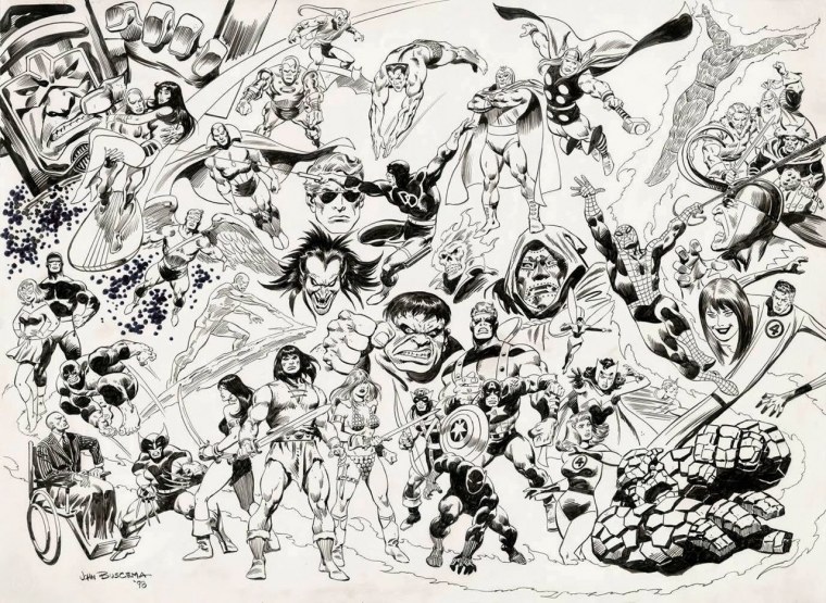 Комиксы Марвел черно белые