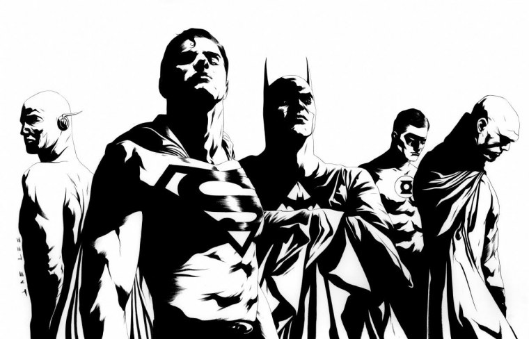 Марвел арт чб