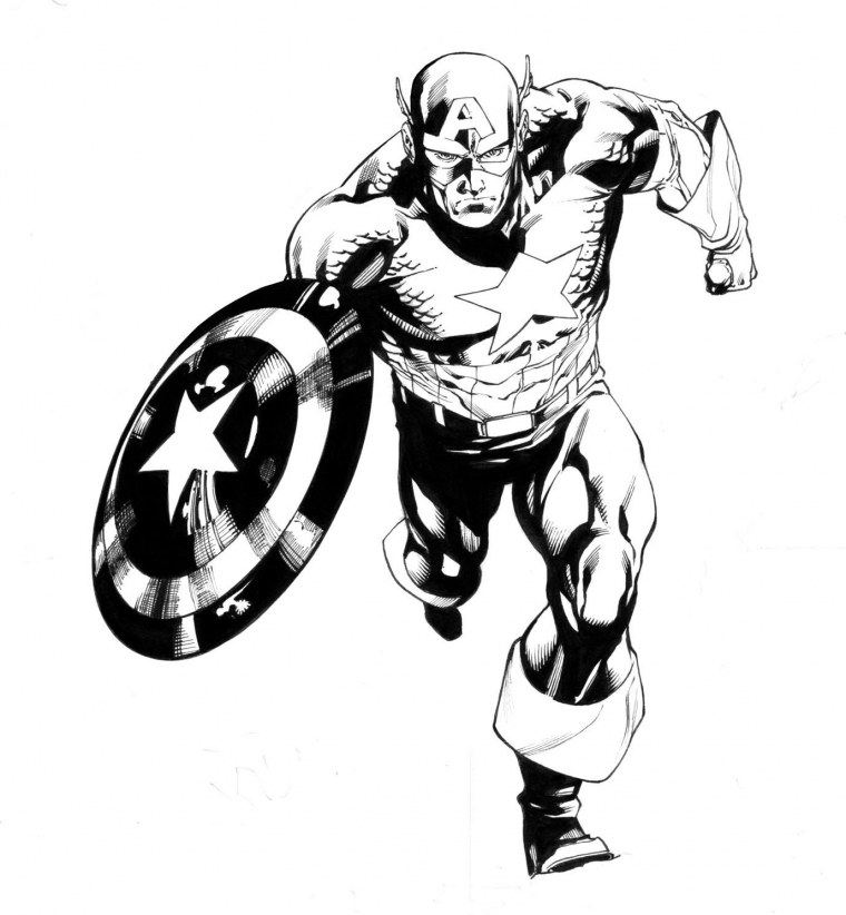 Герои Марвел Капитан Америка