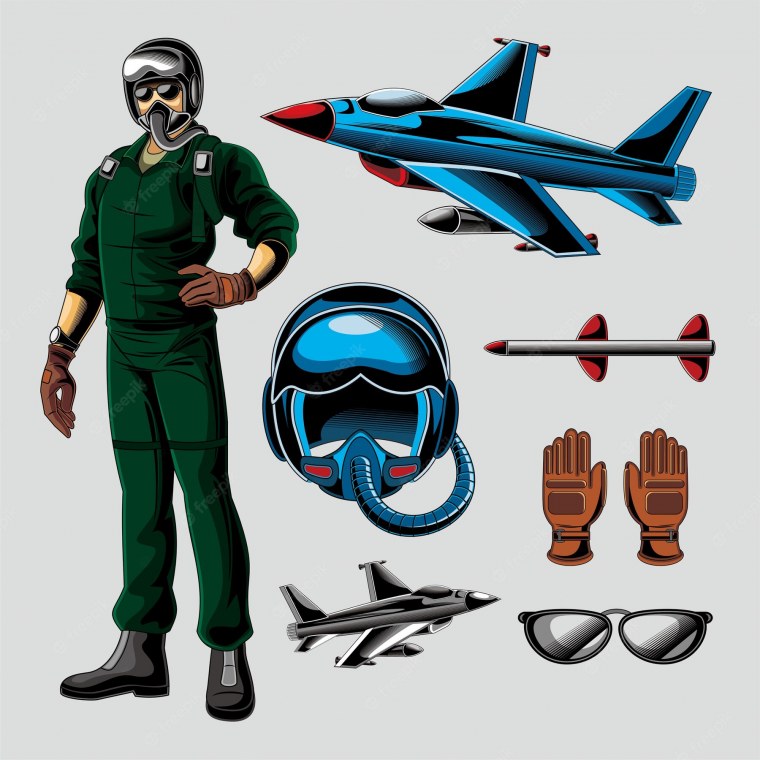 Военный летчик для детей