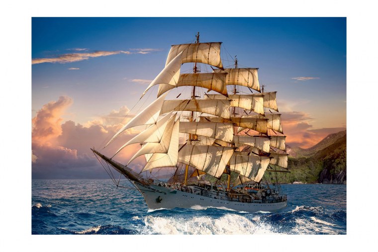 Puzzle 1500 парусник Castorland