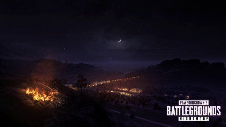 Ночь в PUBG mobile
