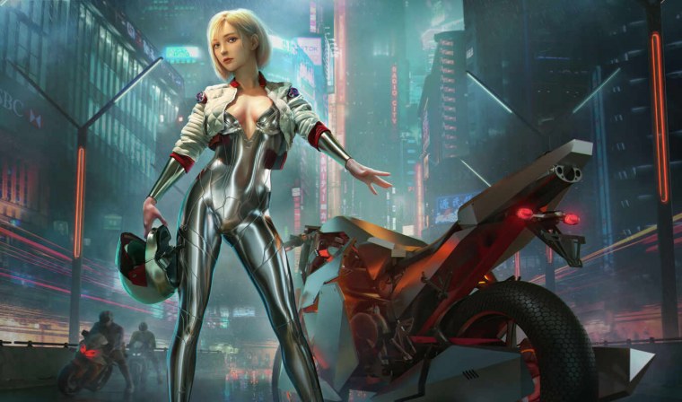 Cyberpunk 2077 girl 4к