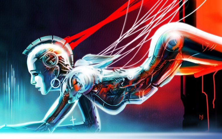 Девушка киборг