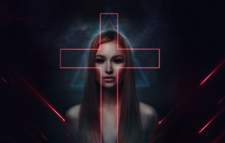 Обои Неоновые девушки