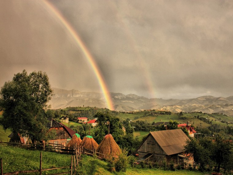 Радуга в деревне