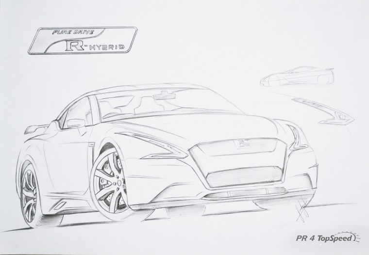 Раскраска Nissan Fairlady z