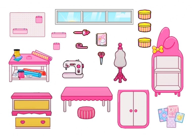 Бумажные куклы тока бока