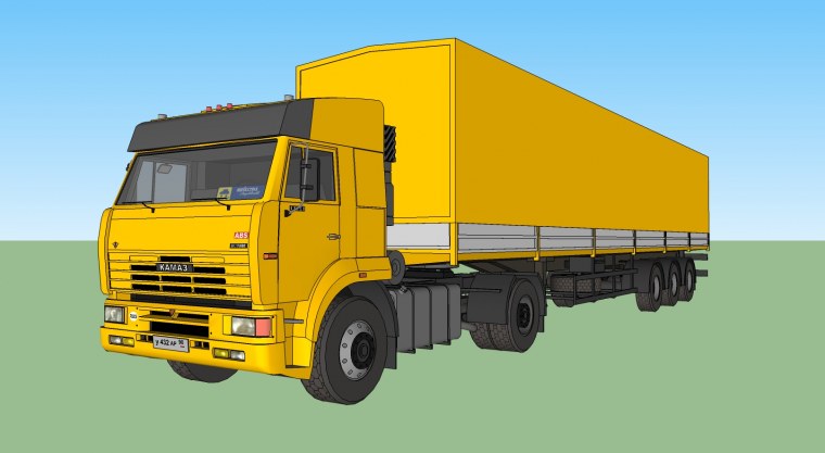 Раскраска грузовик Volvo fh12