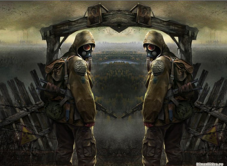 Открытка сталкер