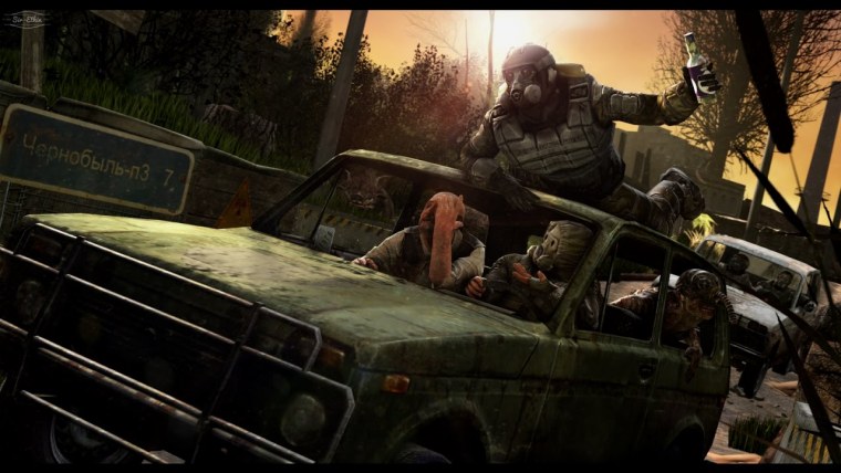 Бандиты сталкер на машине