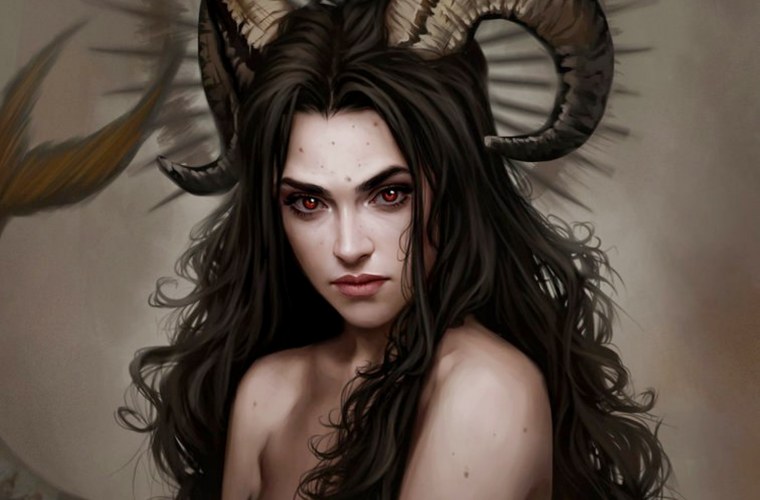 Дагдарион демон козерога