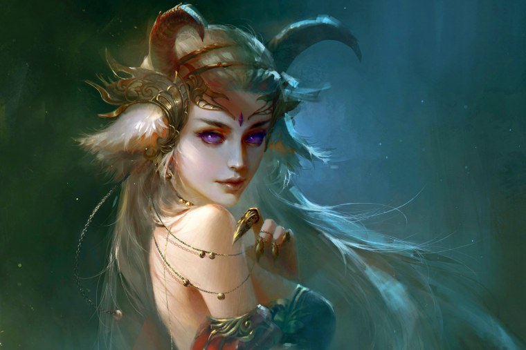 Демоница Лилит арт