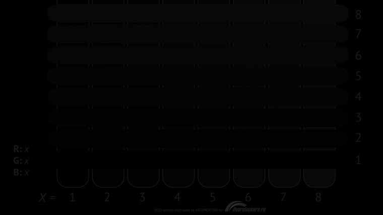 Черный фон для проверки экрана