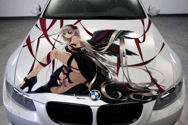 Аниме винил на авто