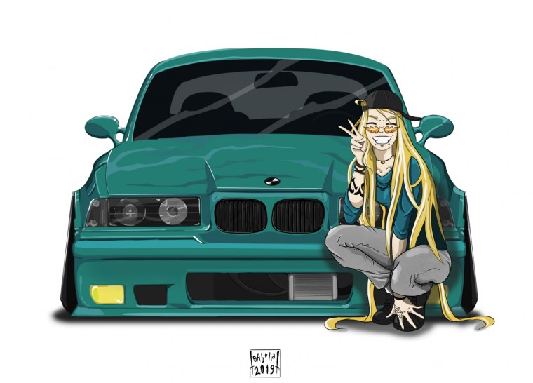BMW e36 anime