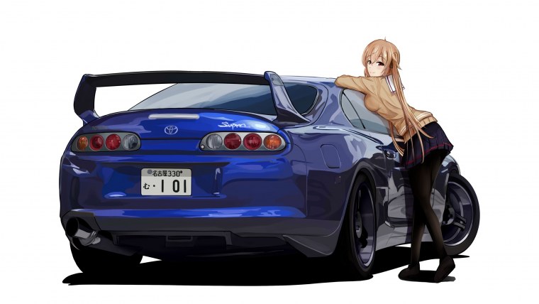 Toyota Supra anime