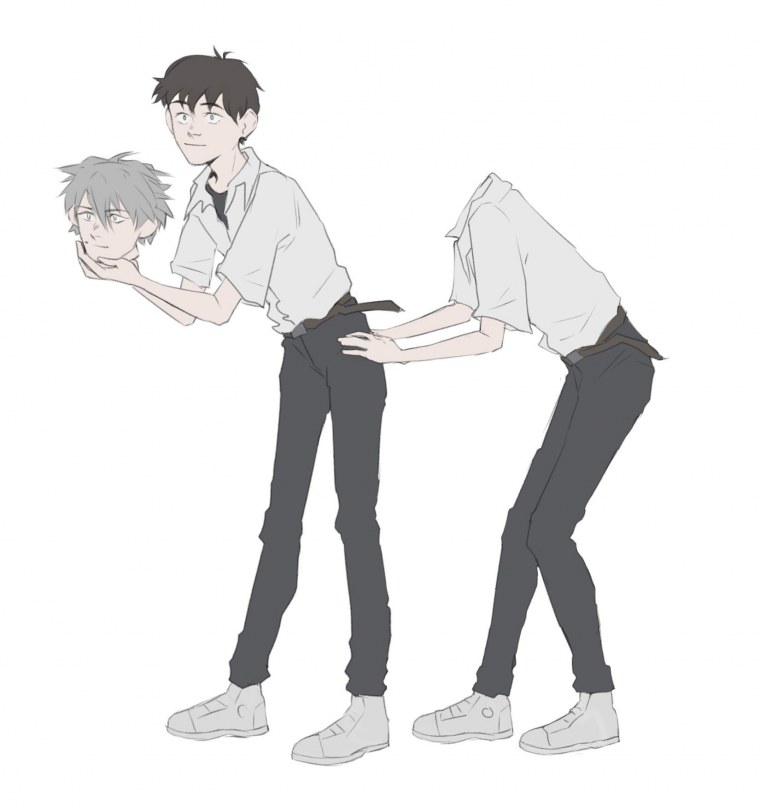 Евангелион 1995 Икари Синдзи