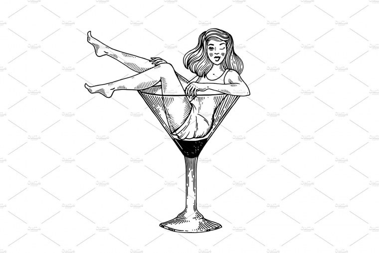 Девочка в бокале