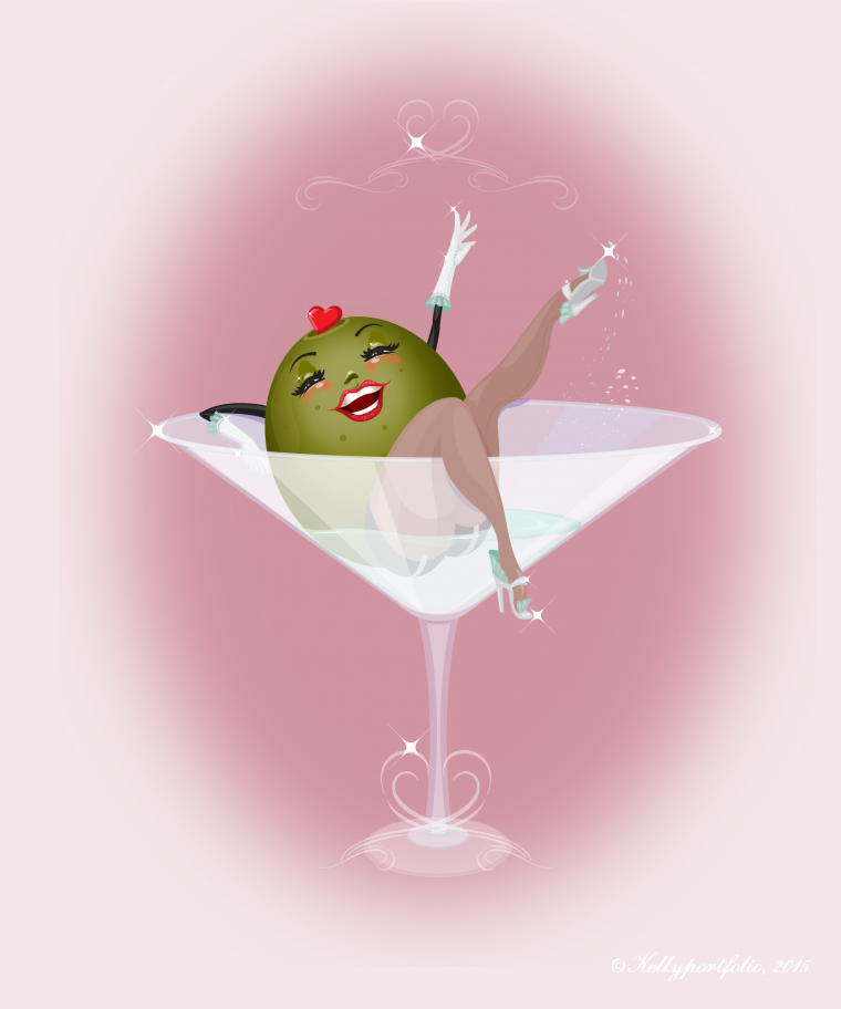 Девушка с бокалом