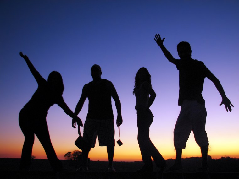 Гуляние с друзьями