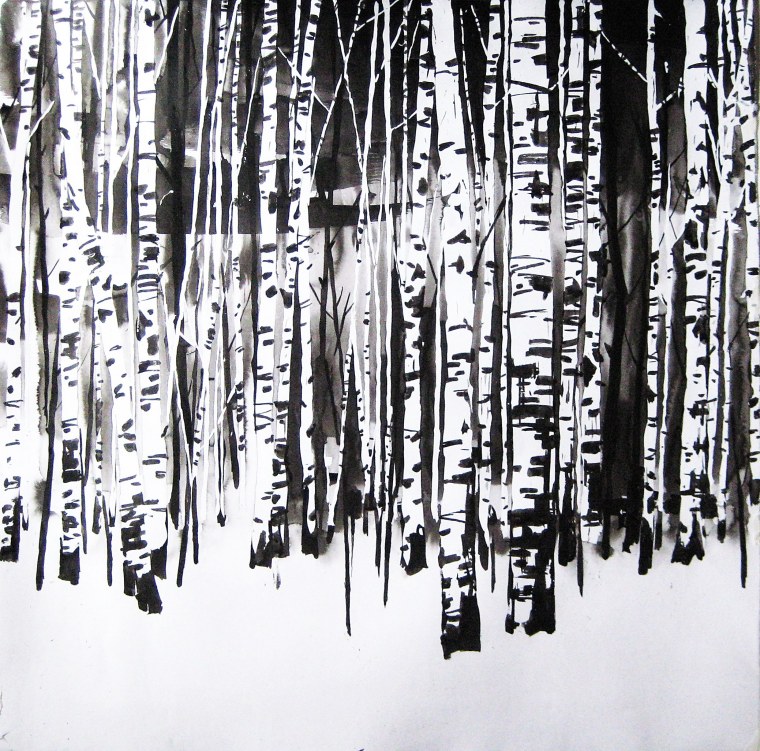 Береза стилизация